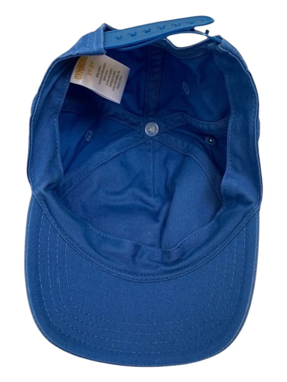 Gymboree Blue Shark Snorkel Baseball Cap Toddler 2T-3T Cotton Adjustable Hat